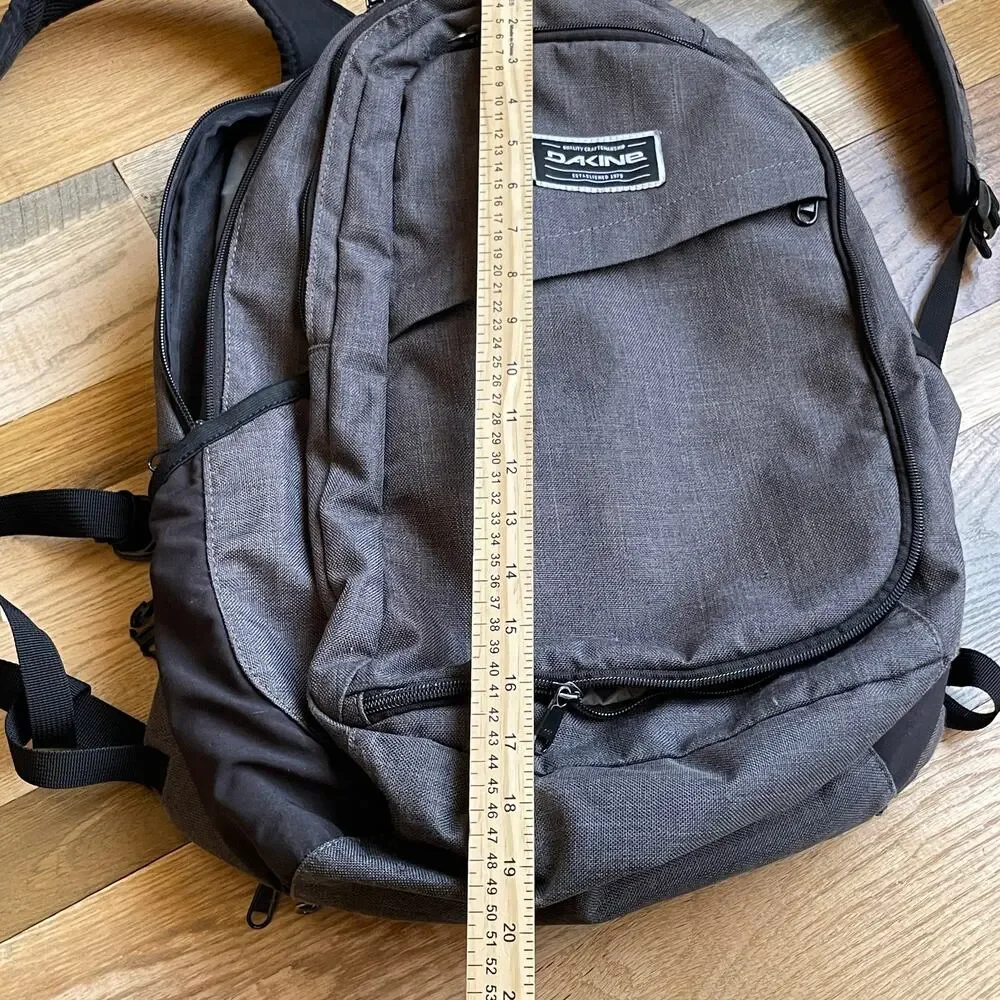 Dakine Campus Gray Laptop Backpack Travel School Book Bag Organizer